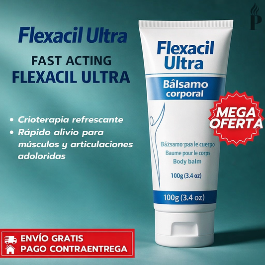 Flexacil Ultra™ - Alivio Rápido y Efectivo para Dolores Musculares y Articulares.