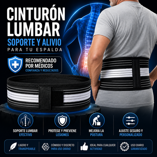Cinturón de Soporte Lumbar y Ciática Forty™ Talla Standar