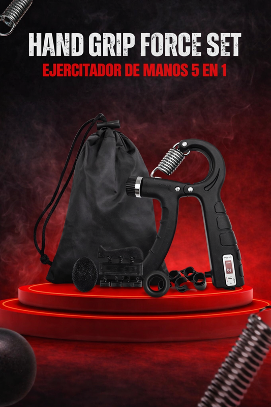 Hand Grip Force Set  5 en 1 Premium