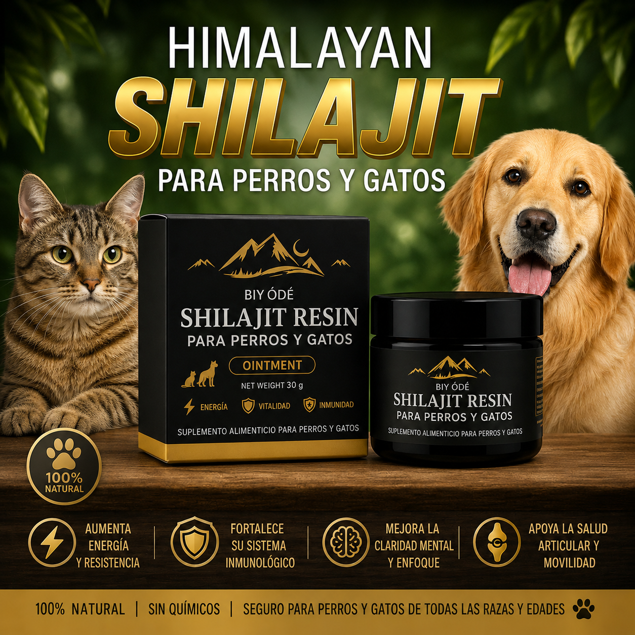 Shilajit Para Mascotas - ⚡ Activa su Maximo Potencial⚡