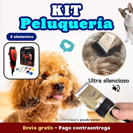 Kit Peluquería Profesional para Mascotas.