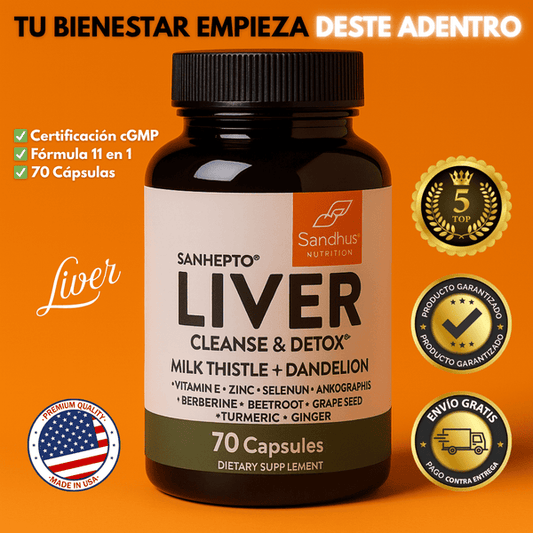 Liver Cleanser - Suplemento Detox Hepático Natural